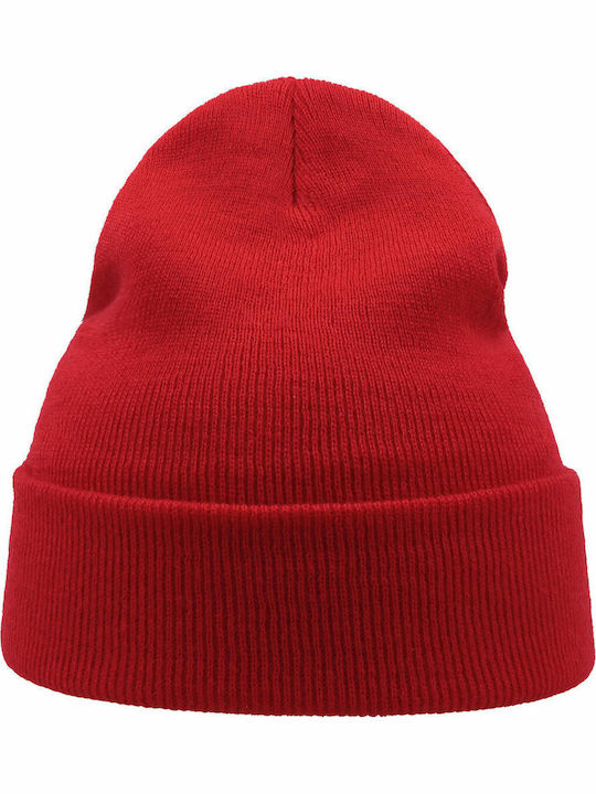 Wind Beanie Men's Knitted Beanie in Red Color