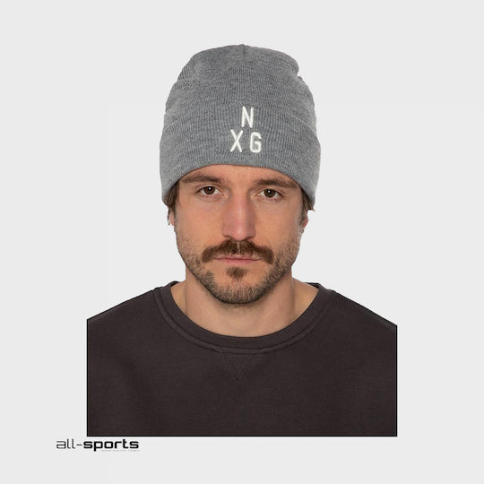 Beanie Unisex Beanie mit Rippstrick in Gray Farbe