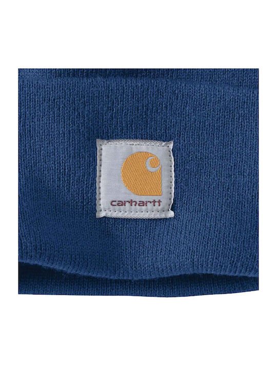 Carhartt Beanie Unisex Σκούφος Πλεκτός σε Μπλε χρώμα