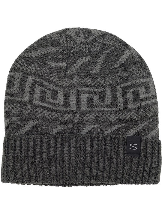 Gift-Me Knitted Beanie Cap Gray