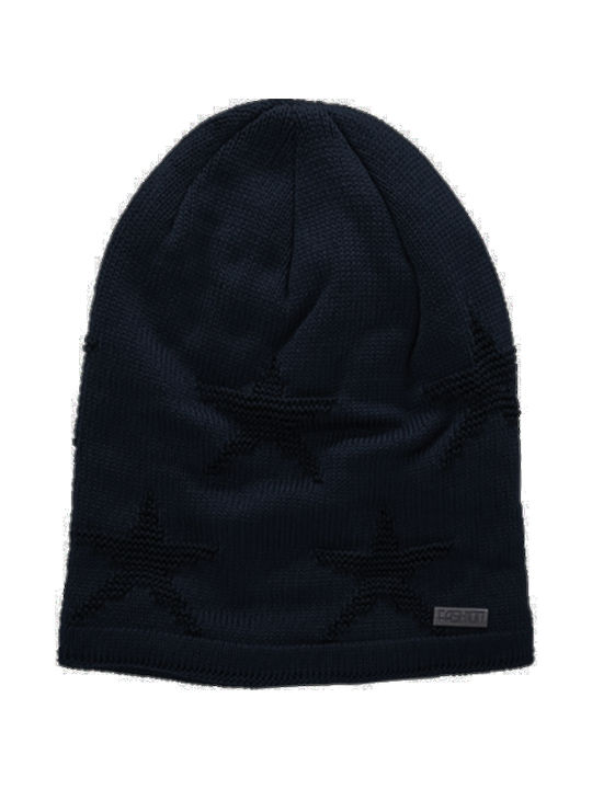 Gift-Me Knitted Beanie Cap Navy Blue