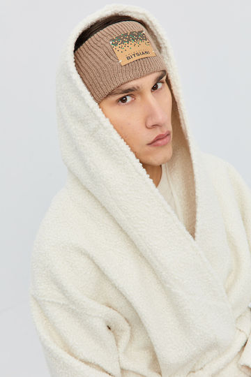 Knitted Beanie Cap Beige