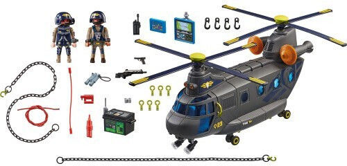 Playmobil City Action Special Forces Helicopter With Two Rotors for 5 Years