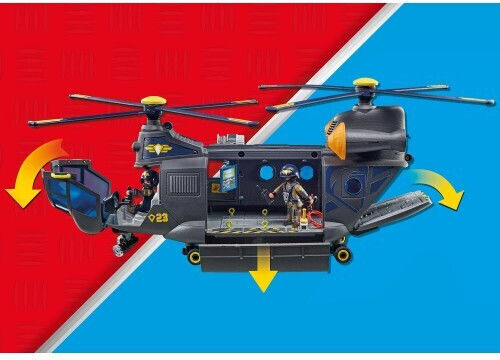Playmobil City Action Special Forces Helicopter With Two Rotors for 5 Years