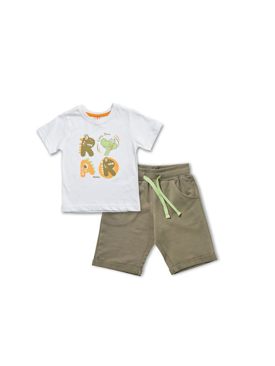 Reflex Kids Set with Shorts Summer 2pcs White