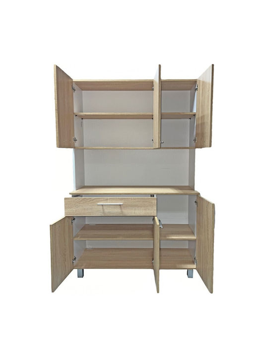 Επιδαπέδιο Ντουλάπι Λευκό 101x42.3x185εκ.