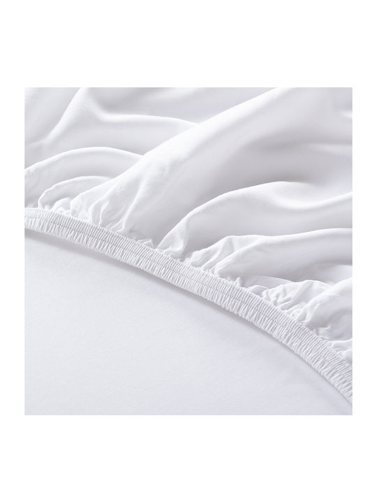 Hauz Sheet Super-Double with Elastic 160x200+40cm. White