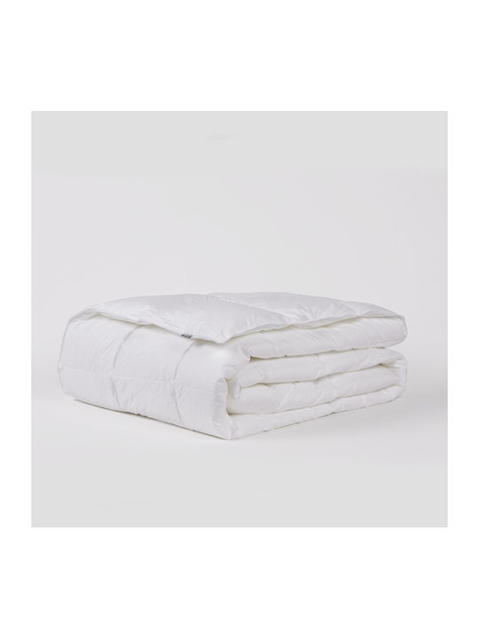 Hauz Bettdecke King Size mit Microfiber-Füllung 260x240cm Weiß