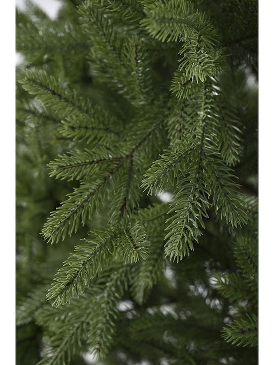 Christmas Green Tree with Plastic Base and Built in Branches H240cm