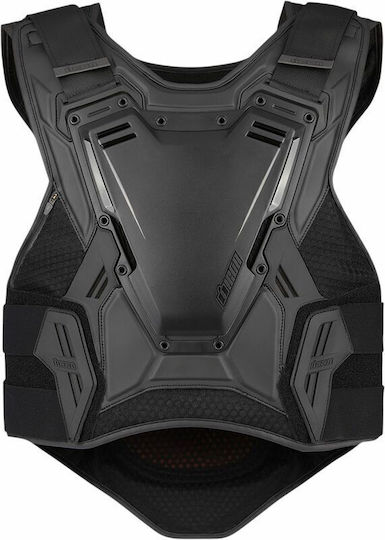 Icon Reitschutz Motorradfahrer Schwarz Farbe