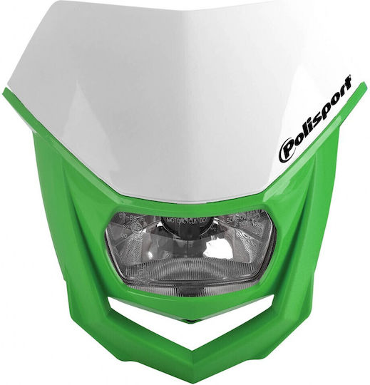 Polisport Motorcycle Headlight Cover Green