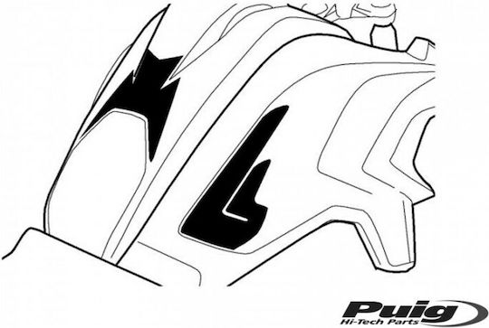 Puig Adhesive Tank Protection White