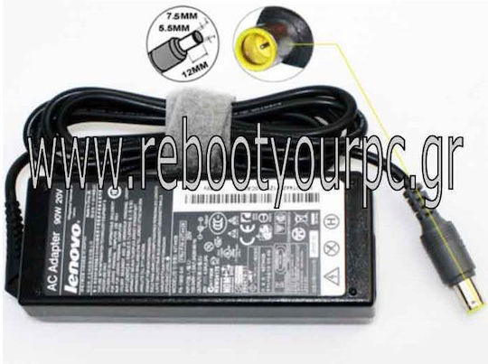 IBM Laptop Charger 90W 20V 4.5A for Lenovo Without Power Cord