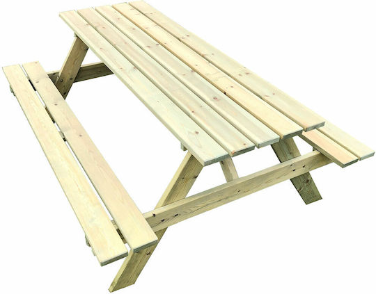 Masă Picnic 180x67x74buc Maro