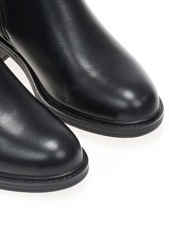 Riding Boots with Zipper Black