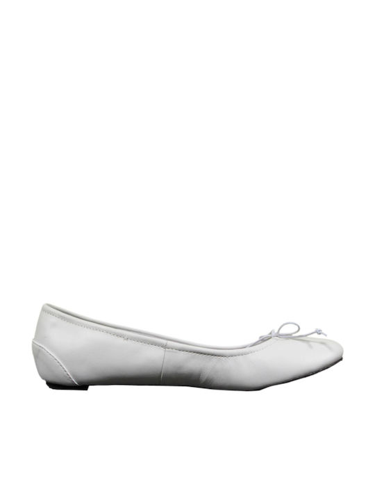 Damen Ballerinas in Weiß Farbe