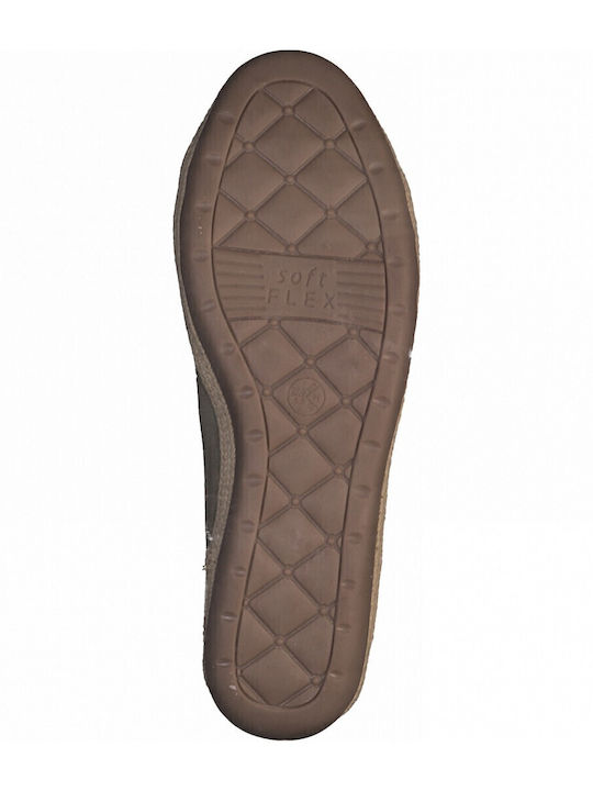 Softline Pantofi balerini pentru femei in Verde Culori