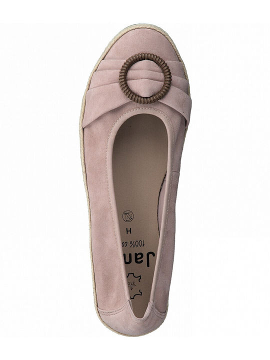 Softline Pantofi balerini pentru femei in Roz Culori