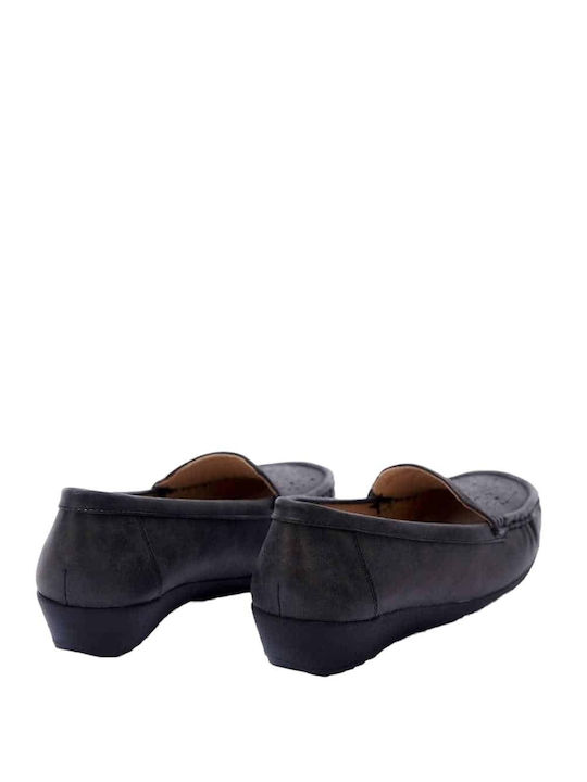 Damen Mokassins in Schwarz Farbe 28.
