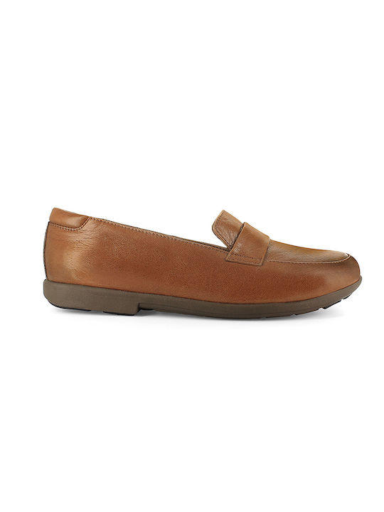 Strive Footwear Leder Damen Loafers in Tabac Braun Farbe