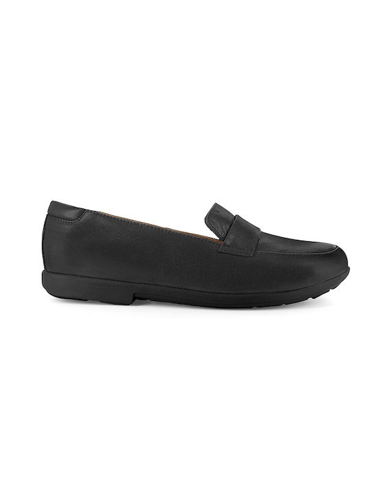 Strive Footwear Δερμάτινα Γυναικεία Loafers σε Μαύρο Χρώμα