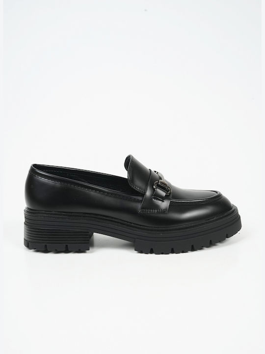 Damen Mokassins in Schwarz Farbe