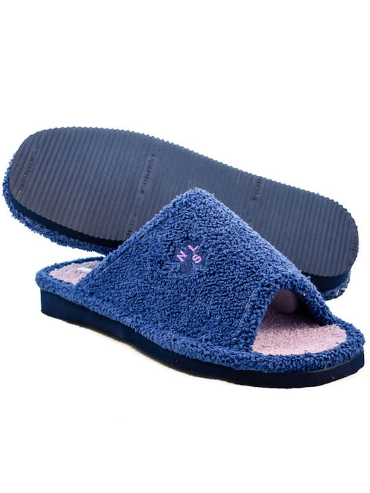 Yfantidis Terry Women's Slippers Blue