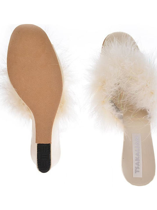 Brautschuhe Damen Hausschuhe Beige