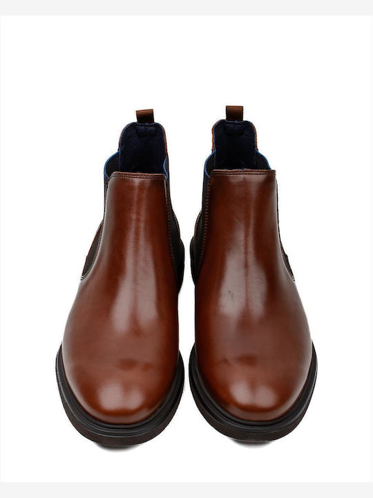 Leather Brown Chelsea Boots