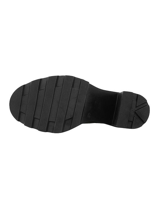 Δερμάτινα Γυναικεία Oxfords σε Πράσινο Χρώμα