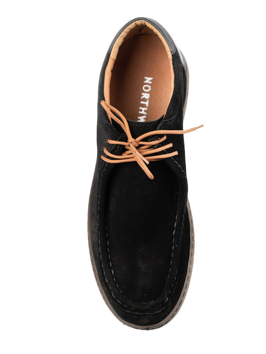 Suede Black Men's Boots