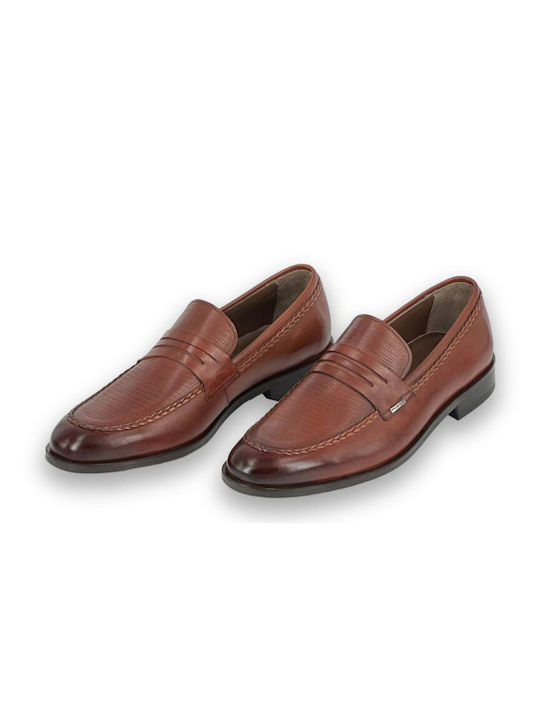 Monte Napoleone Men's Loafers Tabac Brown