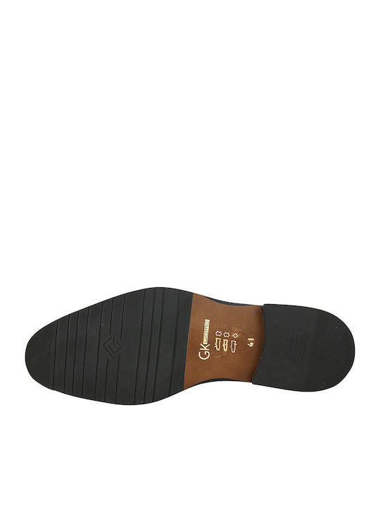 Herrenschuhe aus Lackleder Burgundisch