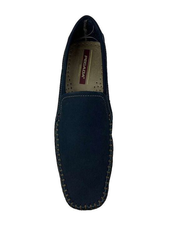 Pegada Men's Moccasins Blue