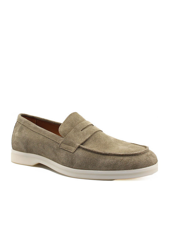 Men's Leather Loafers Green