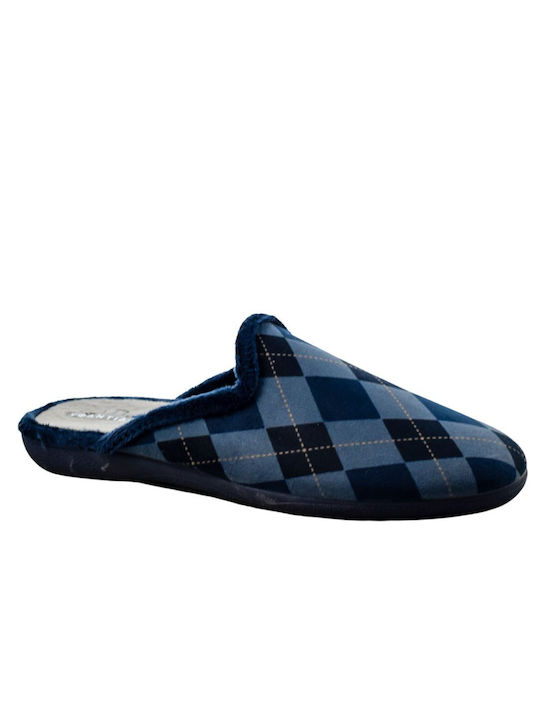 Yfantidis Men's Slipper Blue