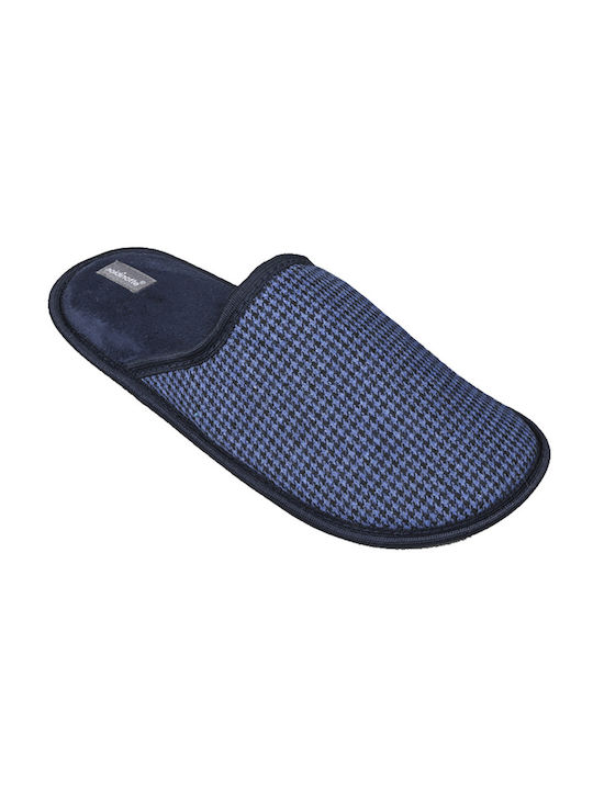 Noidinotte Men's Printed Slippers Blue