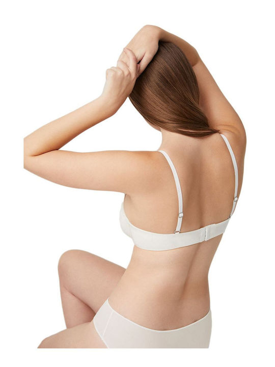 Ysabel Mora Push Up Bra White