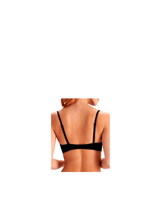 Pretty Polly Push Up Strapless Bra Black