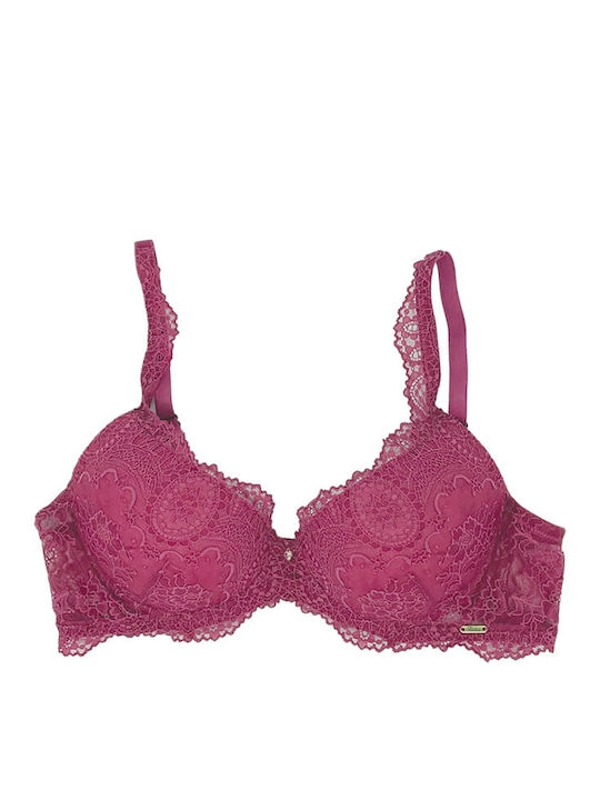 Push Up Bra Underwire Fuchsia