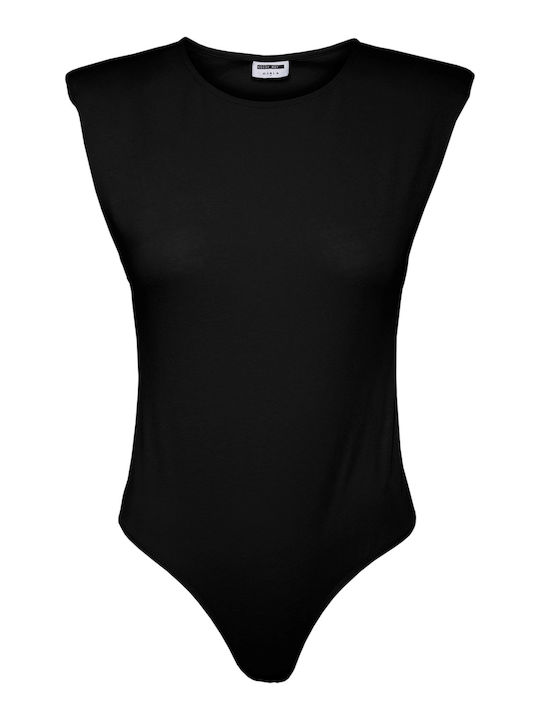 Noisy May Sleeveless Bodysuit Black