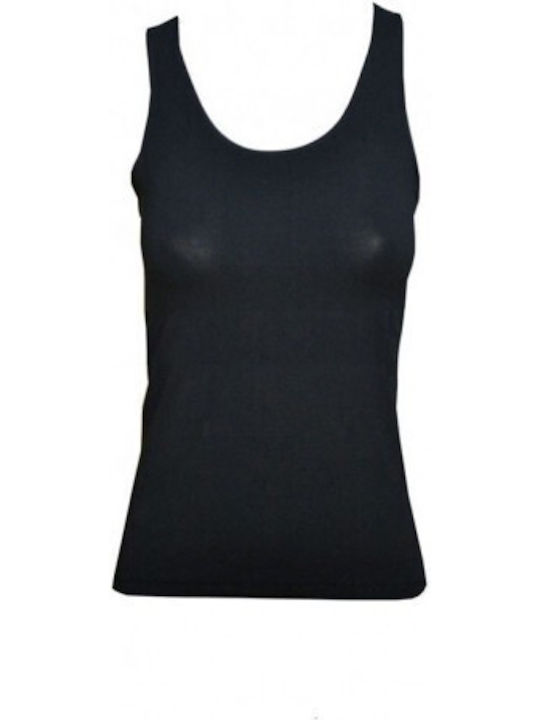 Jadea Women's Sleeveless T-Shirt Black