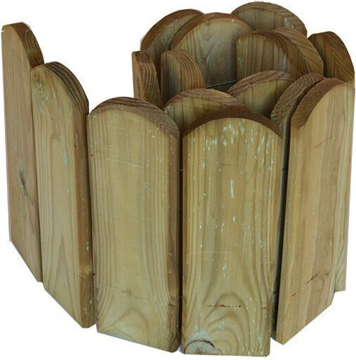 Showood Ξύλινη Μπορντούρα Κήπου σε Καφέ Χρώμα 30cm x 1.5m