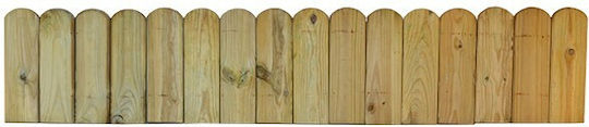 Showood Ξύλινη Μπορντούρα Κήπου σε Καφέ Χρώμα 30cm x 1.5m
