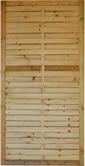 Showood Holzzaunpaneel in Beige Farbe 1.8m x 90cm
