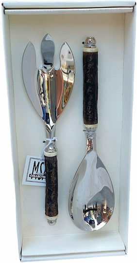 MSA Metallic Cooking Utensil Set Brown 2pcs