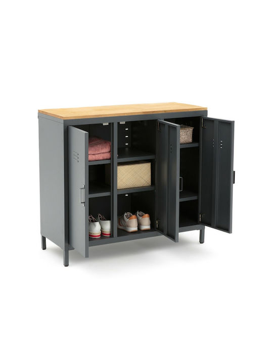 Шкаф Hiba Метал с 6 шкафчета 100x40x90бр