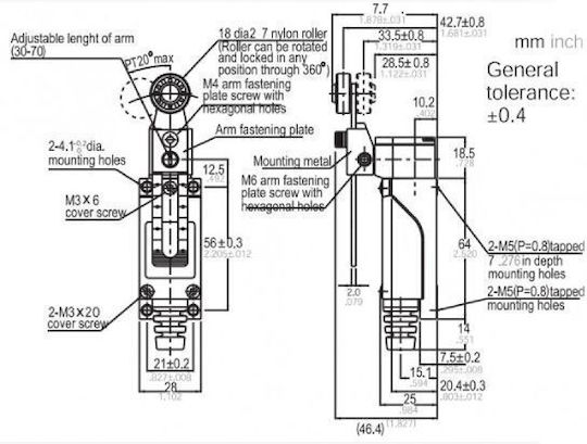 Suns On-Off switch Limit 1pcs