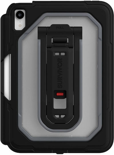 Griffin Survivor Flip Cover Durabilă Neagră Husa Pentru Tablete iPad Mini 2021 / Mini 2024