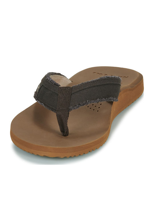 OPEN TOE Ανδρικά Flip Flops Καφέ